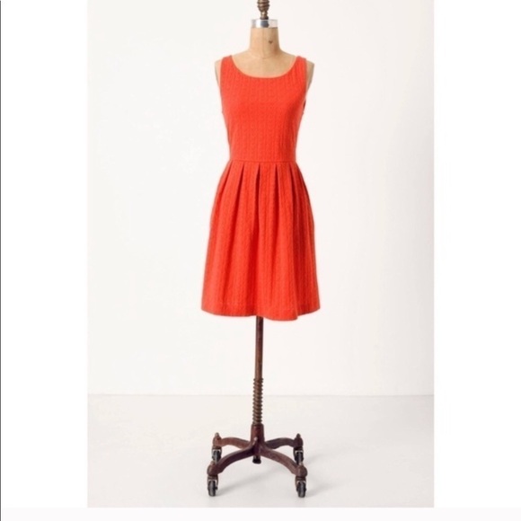 ANTHROPOLOGIE Torchon Embossed Ponte Dress - Picture 2 of 8